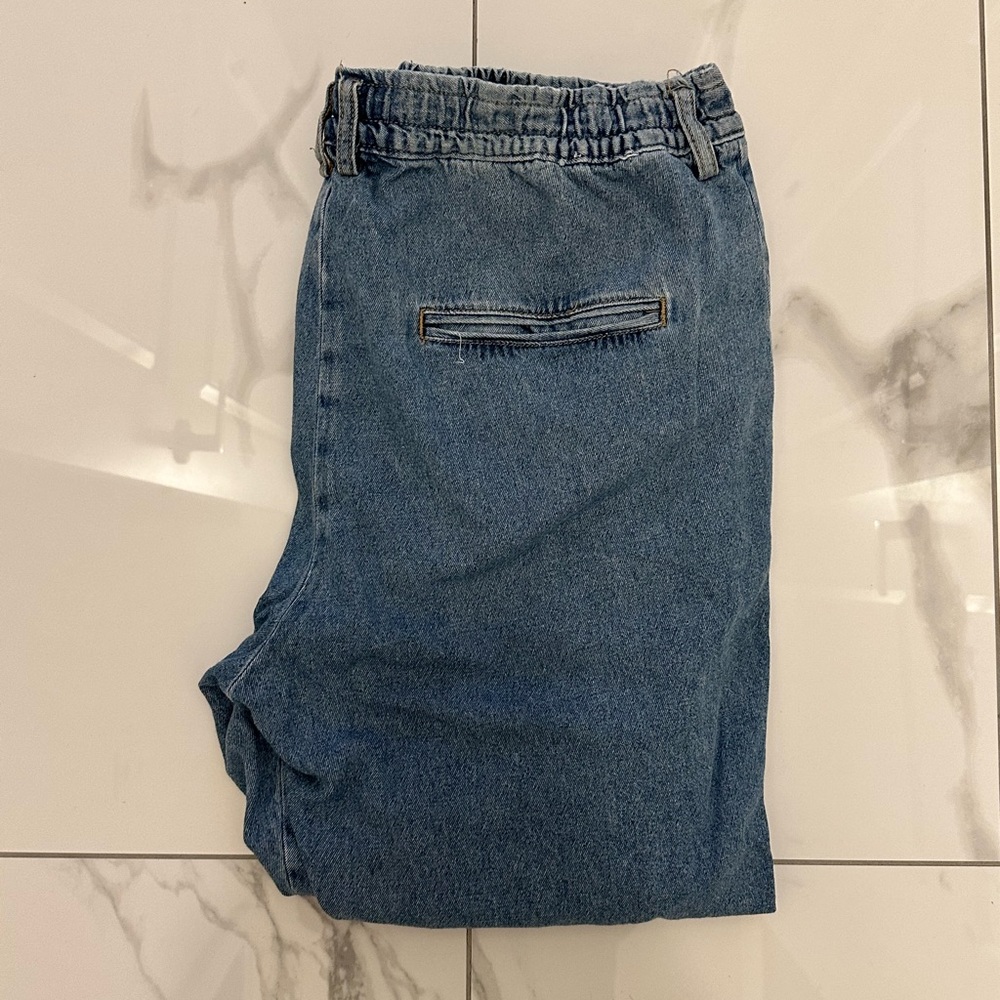 Blue Zara Jean Joggers